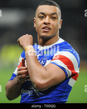 Hull, Royaume-Uni. 15 mars 2019. KCOM Stadium, Hull, Angleterre ; Rugby League Super League Betfred, Hull FC vs Wakefield Trinity ; Reece Lyne de Wakefield Trinity. Credit : Dean Williams/Alamy Live News Banque D'Images