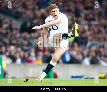 Londres, Angleterre, le 16 mars au cours de la Guinness 6 Nations match de rugby entre l'Angleterre et l'Écosse au stade de Twickenham à Twickenham en Angleterre, le 16 mars 2019 Action Crédit photo Sport Banque D'Images