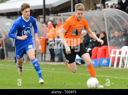 HARDENBERG, Sportpark de Rotonde, 16-03-2019, Tweede Divisie 2018-2019 la saison de football. Banque D'Images