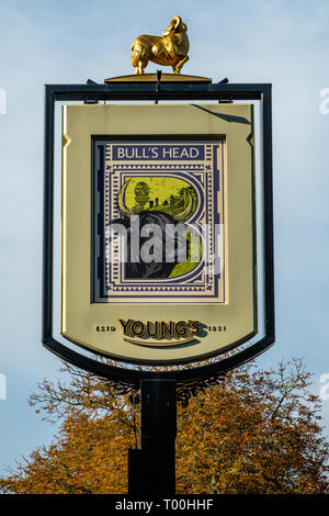 Les Bulls Head Public House, Royal Parade, Chislehurst, dans le Kent Banque D'Images