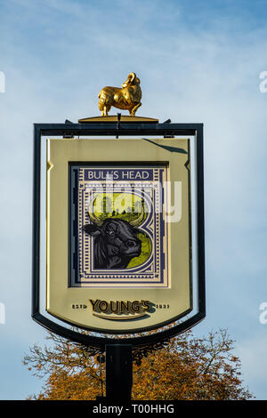 Les Bulls Head Public House, Royal Parade, Chislehurst, dans le Kent Banque D'Images