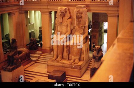 Musée du Caire, Egypte 1998 Banque D'Images