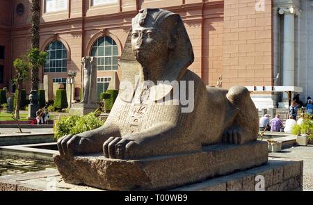 Musée du Caire, Egypte 1998 Banque D'Images