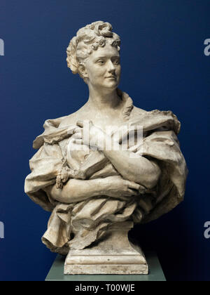 Copenhague. Le Danemark. Buste de la Duchesse de Mouchy (Princesse Anna Murat, 1841-1924), 1867, par Jean Baptiste Carpeaux (1827-1875). Ny Carlsber Banque D'Images