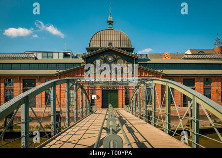 Hall du marché au poisson de Hambourg Banque D'Images