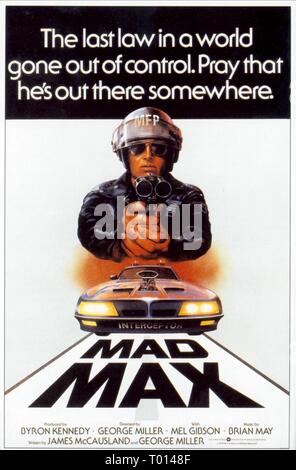 L'affiche de film, MAD MAX, 1979 Banque D'Images