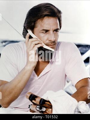 DON JOHNSON, Miami Vice, 1984 Banque D'Images