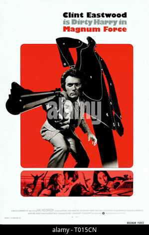 POSTER CLINT EASTWOOD, MAGNUM FORCE, 1973 Banque D'Images