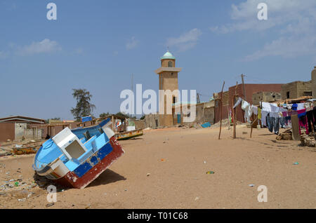 Ngaparou, un petit village côtier dans la Petite Côte du Sénégal Banque D'Images
