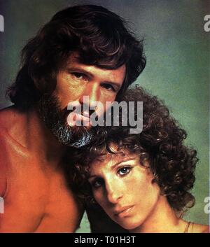 KRIS KRISTOFFERSON, Barbra Streisand, UNE ÉTOILE EST NÉE, 1976 Banque D'Images