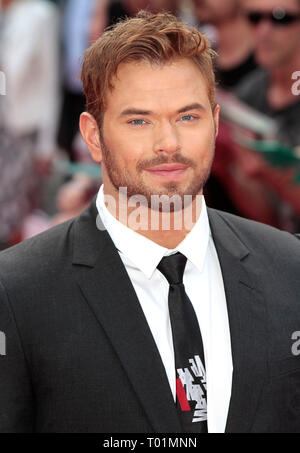 Août 04, 2014 - Londres, Angleterre, Royaume-Uni - l'usure 3 Première Mondiale, l'Odéon, Leicester Square Photo montre : Kellan Lutz Banque D'Images