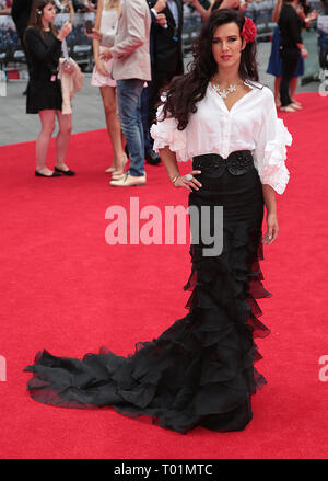 Août 04, 2014 - Londres, Angleterre, Royaume-Uni - l'usure 3 Première Mondiale, l'Odéon, Leicester Square Photo montre : Natalie Burn Banque D'Images