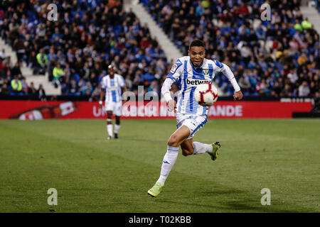 Saragosse, Espagne. Mar 16, 2019. La Liga football, Leganes versus Girona ; Youssef En-Nesyri (CD Leganes) en action pendant le match : Action Crédit Plus Sport/Alamy Live News Banque D'Images