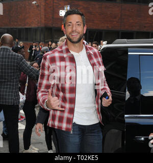 New York, New York, États-Unis. 15 mars 2019. ZACHARY LEVI fait la promotion du nouveau film SHAZAM à l'AOL Build Series NYC aux AOL Studios de NoHo. Crédit : Ylmj/AdMedia Banque D'Images