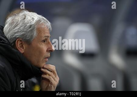 Berlin, Deutschland. 16Th Mar 2019. firo : 16.03.2019 Football, Football : 1. Saison 2018/2019, Bundesliga Hertha BSC Berlin - Borussia Dortmund BVB BVB Coach, Coach, Lucien Favre, portrait, Portrait, dans le monde de l'utilisation | Credit : dpa/Alamy Live News Banque D'Images