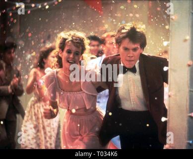 LORI SINGER, Kevin Bacon, Footloose, 1984 Banque D'Images