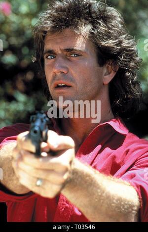 MEL GIBSON, l'arme fatale, 1987 Banque D'Images