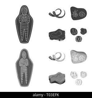 Maman,corne,rock,pièces,ancien,tusk,Black,mentions légales,meubles,Egypte,mammoth,figure,track,mort,amphora,grec,trésor,sarcophage,cité médiévale,pharaon,trouver,gravure,antiquité,os,grèce,pioches,artefact mythologie,texture,histoire,articles,musée,attributs,archéologie,historique,recherche,de,bien,Travail,découverte,set,icône,,illustration,collection,isolé,design,graphisme,élément vecteur vecteurs,signer , Illustration de Vecteur