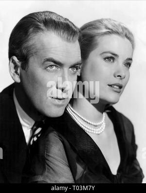 JAMES STEWART, GRACE KELLY, VITRE ARRIÈRE, 1954 Banque D'Images