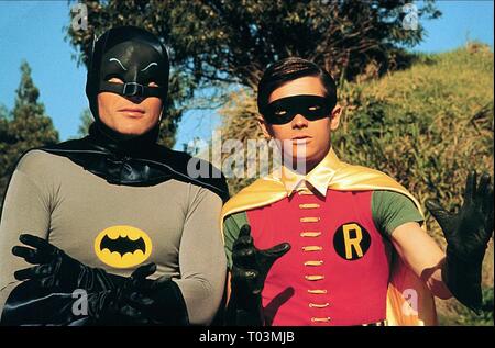 ADAM WEST, BURT WARD, Batman, 1966 Banque D'Images