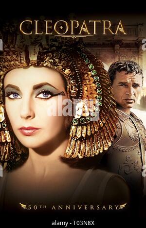 L'affiche de film, Cléopâtre, 1963 Banque D'Images