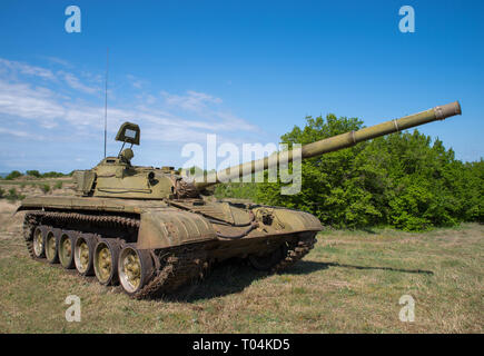 Chars de combat soviétique T-72 Ural Banque D'Images