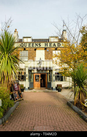 Queens Head Public House, High Street,, Kent Chislehurst Banque D'Images