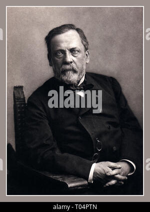 Historique LOUIS PASTEUR studio portrait par le célèbre photographe Nadar française innovante de Louis Pasteur 1822-1895 Un chimiste français, scientifique et microbiologiste. Louis Pasteur est communément reconnu comme l'un des scientifiques qui ont démontré l'existence d'organismes vivants trop petits pour l'oeil humain à voir. Banque D'Images