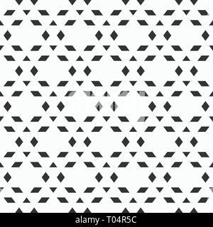 Résumé motif transparent géométrique. Répéter régulièrement de petits losanges et triangles. Motif ethnique. Design graphique simple. Vector background. Illustration de Vecteur