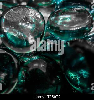 Marbres décoratifs en verre. Concept : univers parallèles. Banque D'Images