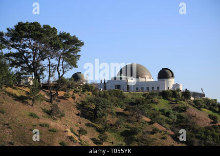 Observatoire Griffith, Griffith Park, Hollywood, Los Angeles, Californie, USA Banque D'Images