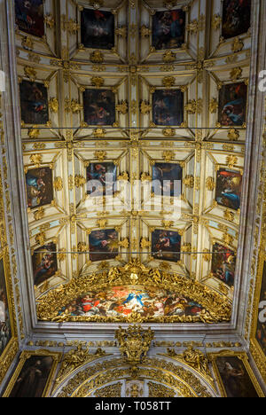 La chapelle de Saint Antoine au Museu Nacional do Azulejo, Lisbonne, Portugal. Banque D'Images