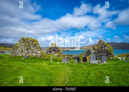 Plage de Derrynane, Abbey Island, Ring de Kerry, Iveragh, Co Kerry, Ireland Banque D'Images
