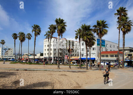 Le Strand, Venice Beach, Los Angeles, Californie, USA Banque D'Images