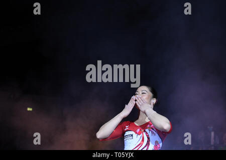 Stuttgart, Deutschland. Mar 17, 2019. Kim Bui (GER). GES/gym/EnBW DTB Pokal, Coupe du monde dames, 17.03.2019 - GES/artistique/Coupe du monde de gymnastique, Stuttgart : 17.03.2019 - utilisation dans le monde entier | Credit : dpa/Alamy Live News Banque D'Images