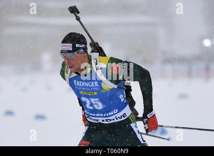 Ostersund, Suède. Mar 17, 2019. 17 mars 2019, la Suède, Stockholm : Biathlon : Championnat du monde, 15 km départ groupé, les hommes. Philipp Nawrath de Allemagne en action. Photo : Sven Hoppe/dpa dpa : Crédit photo alliance/Alamy Live News Banque D'Images