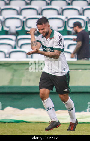 PR - Curitiba - 03/17/2019 - 2019 Paranaense, le Coritiba FC x Cascavel - Giovanni Coritiba player célèbre son but au cours d'un match contre Cascavel au stade Couto Pereira pour le championnat de l'état en 2019. Photo : Gabriel Machado / AGIF Banque D'Images