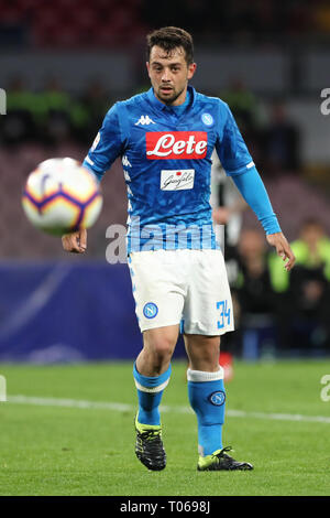 Amin Maalouf de NAPOLI Napoli en action 17-03-2019 Stadio San Paolo, football Serie A 2018/2019 Naples - Udinese Foto Cesare Purini / Insidefoto Banque D'Images