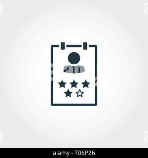 L'icône de gestion de la qualité. L'icône de gestion de la qualité monochrome créatif pour la conception web, applications, logiciels, impression Illustration de Vecteur