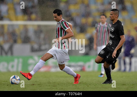 RJ - Rio de Janeiro - 03/17/2019 - 2019, Botafogo Fluminense x -Paulo Henrique Ganso joueur de Fluminense lors d'un match contre Botafogo au stade Maracana pour le championnat Carioca en 2019. Photo : Thiago Ribeiro / AGIF Banque D'Images