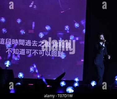 Hong Kong, Chine. Mar 15, 2019. Park Bo Gum a tenu réunion conférence '2019 ventilateur Park Bo Gum Asia Tour à Hong Kong ' à Hong Kong, Chine le 15 mars, 2019.(Photo par TPG) Credit : TopPhoto/Alamy Live News Banque D'Images