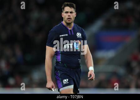 SEAN MAITLAND, l'Écosse et l'ANGLETERRE V SARACENS, l'ECOSSE, Guinness, 2019 SIX NATIONS 2019 Banque D'Images