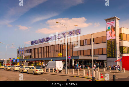 La borne A, Flughafen, Schönefeld, Brandebourg, Allemagne Banque D'Images