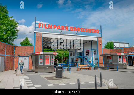 Charmant Filmpark Babelsberg, Grossbeerenstrasse, Potsdam, Brandebourg, Allemagne Banque D'Images