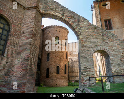 L'Italie, l'Emilie Romagne, Ravenne, Basilique de San Vitale Banque D'Images