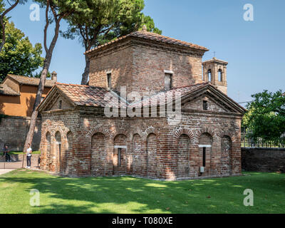 L'Italie, l'Emilie Romagne, Ravenne, Mausoleo di Galla Placidia, mausoleum Banque D'Images