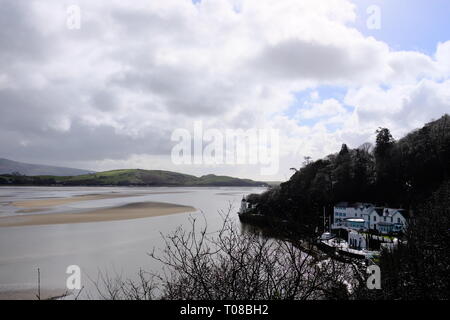 Portmeirion village dans le Nord du Pays de Galles Banque D'Images