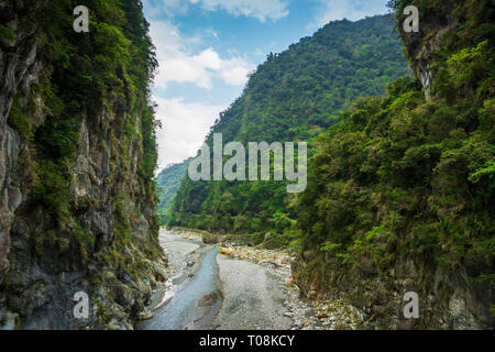 Le parc national de Taroko paysage canyon à Hualien, Taïwan. Banque D'Images