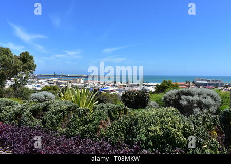 Avis de Geraldton du HMAS Sydney II memorial Lookout Banque D'Images