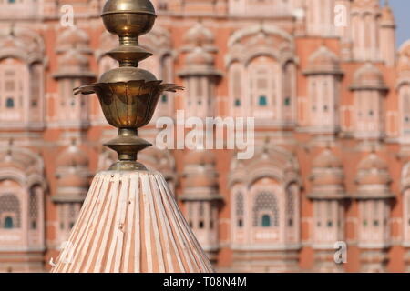 Hawa Mahal, Jaipur, Rajasthan, Inde du Nord - Palais ofe Winds - Palast der Winde Banque D'Images